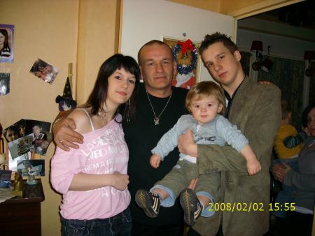 Deborah Moi Benji et mon petit fils Théo