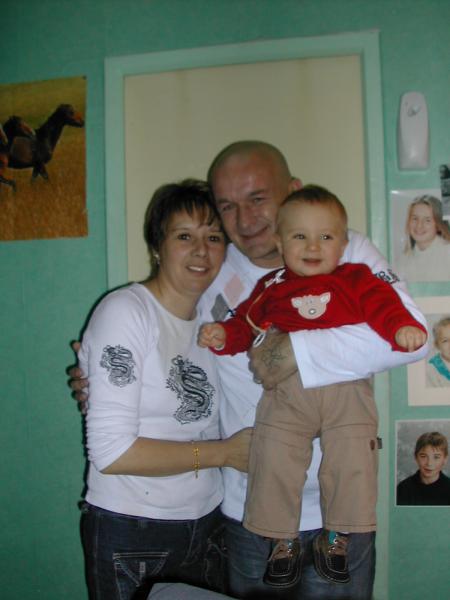 avec maman et papa